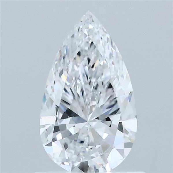 0.77 Carat Pear Shaped, Very Good Cut, D Color, VVS2 Clarity, IGI Certified Lab Grown Diamond