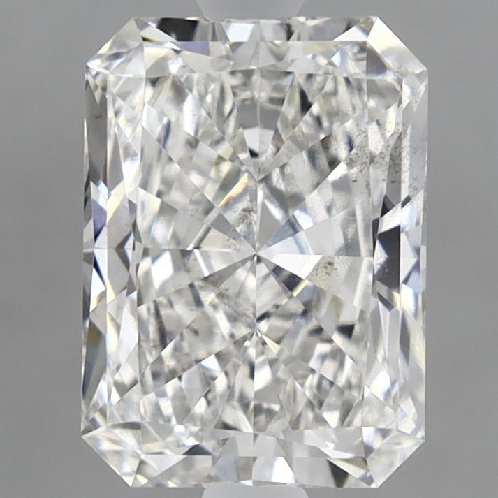 1.96 Carat Radiant Shaped, Excellent Cut, F Color, SI1 Clarity, IGI Certified Lab Grown Diamond