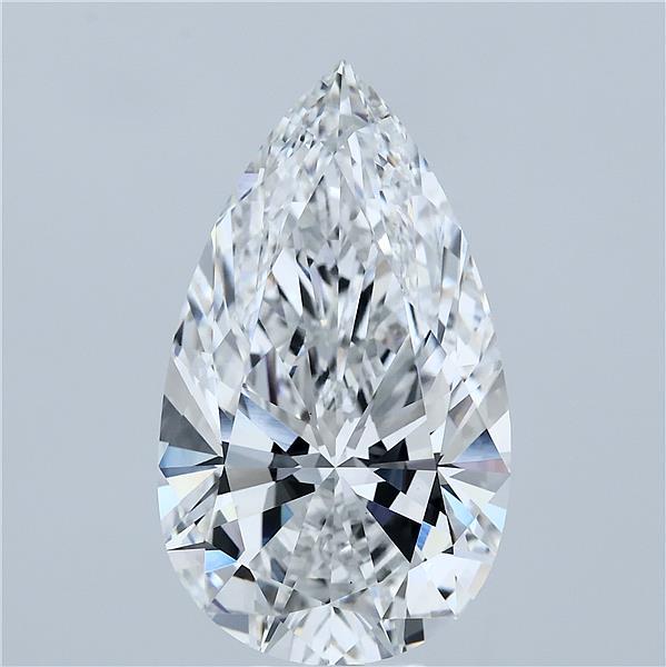 8.02 Carat Pear Shaped, Ideal Cut, E Color, VS1 Clarity, IGI Certified Lab Grown Diamond