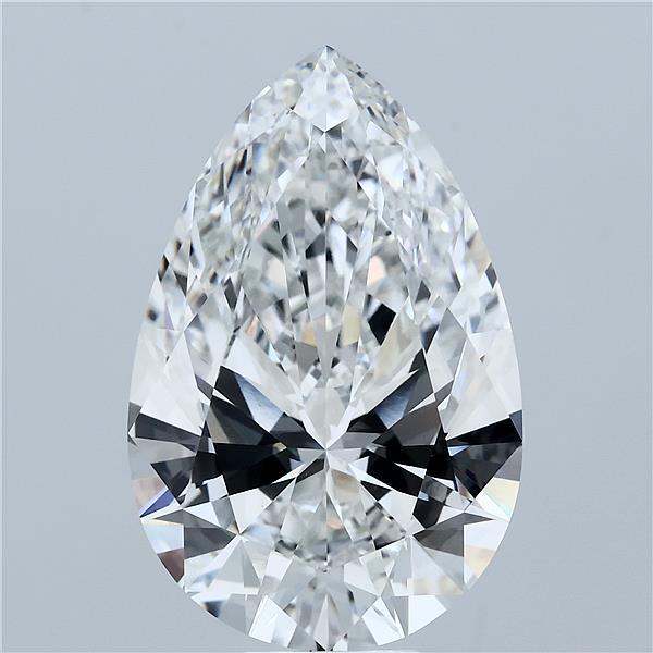 10.03 Carat Pear Shaped, Ideal Cut, F Color, VVS2 Clarity, IGI Certified Lab Grown Diamond