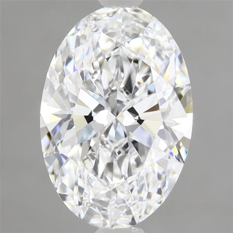 1.70 Carat Oval Shaped, Ideal Cut, D Color, VVS2 Clarity, IGI Certified Lab Grown Diamond