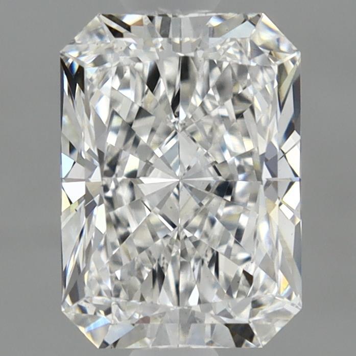 1.87 Carat Radiant Shaped, Ideal Cut, F Color, VS1 Clarity, IGI Certified Lab Grown Diamond