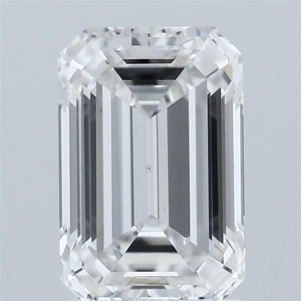 1.57 Carat Emerald Shaped, Ideal Cut, E Color, VS1 Clarity, IGI Certified Lab Grown Diamond