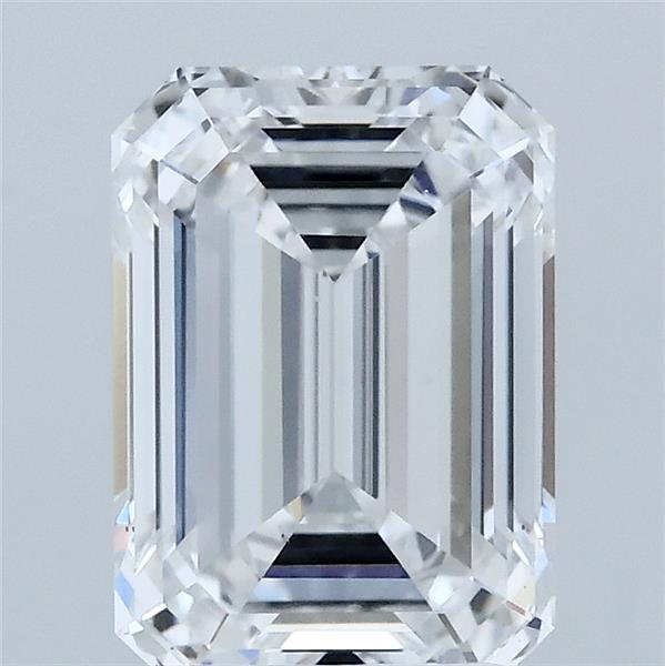 2.52 Carat Emerald Shaped, Ideal Cut, D Color, VS1 Clarity, IGI Certified Lab Grown Diamond