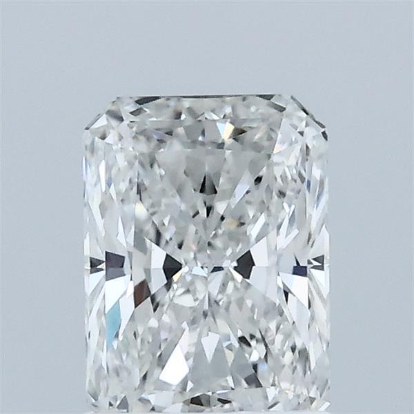 1.03 Carat Radiant Shaped, Excellent Cut, F Color, VVS2 Clarity, IGI Certified Lab Grown Diamond
