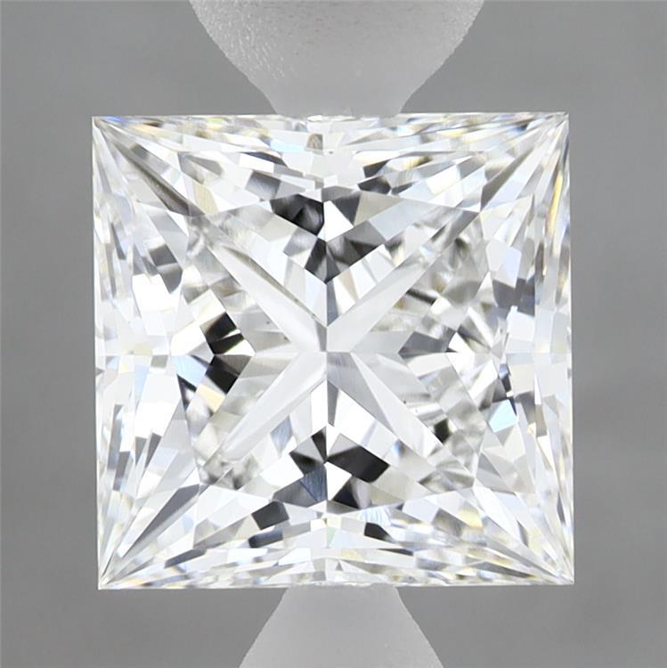 2.96 Carat Princess Shaped, Ideal Cut, E Color, VS1 Clarity, IGI Certified Lab Grown Diamond