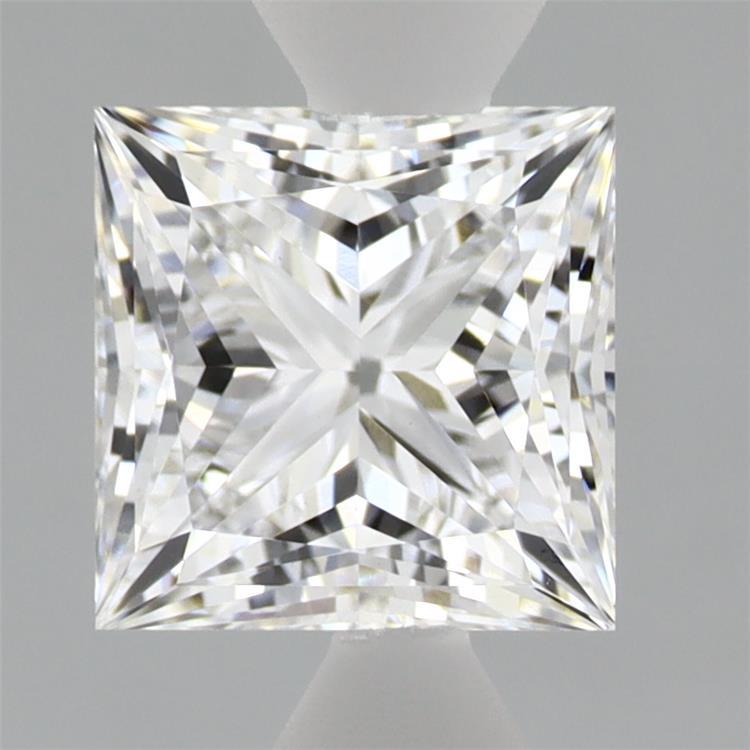 1.55 Carat Princess Shaped, Ideal Cut, D Color, VS1 Clarity, IGI Certified Lab Grown Diamond