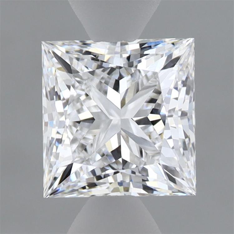 1.52 Carat Princess Shaped, Ideal Cut, D Color, VS1 Clarity, IGI Certified Lab Grown Diamond