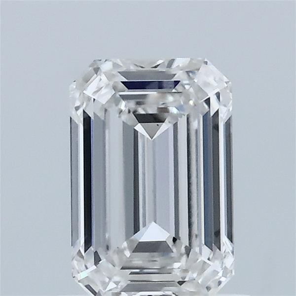 1.00 Carat Emerald Shaped, Ideal Cut, E Color, VS1 Clarity, IGI Certified Lab Grown Diamond