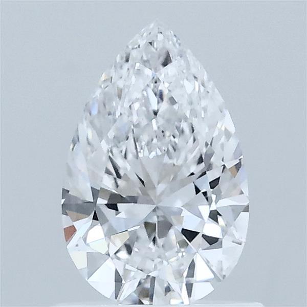0.78 Carat Pear Shaped, Ideal Cut, D Color, VVS2 Clarity, IGI Certified Lab Grown Diamond