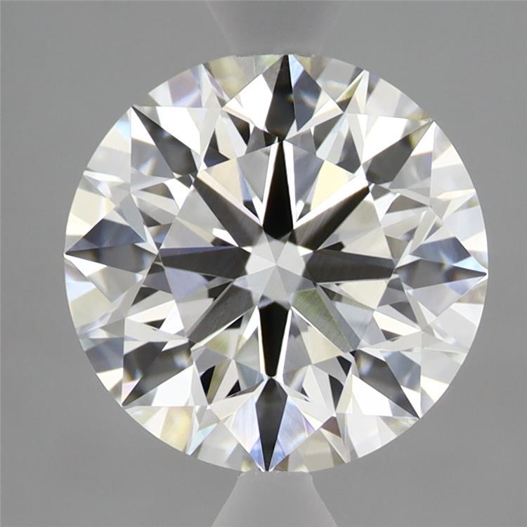 2.86 Carat Round Shaped, Ideal Cut, F Color, VVS2 Clarity, IGI Certified Lab Grown Diamond