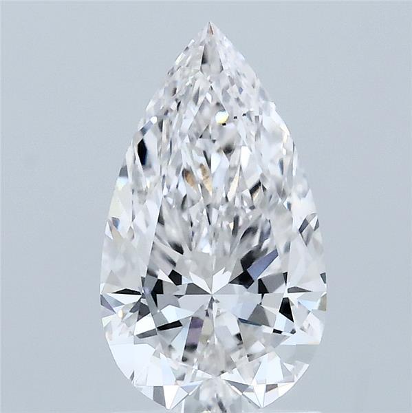 1.50 Carat Pear Shaped, Ideal Cut, F Color, VS2 Clarity, IGI Certified Lab Grown Diamond