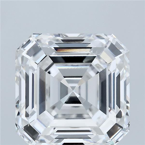 8.72 Carat Asscher Shaped, Ideal Cut, E Color, VVS2 Clarity, IGI Certified Lab Grown Diamond