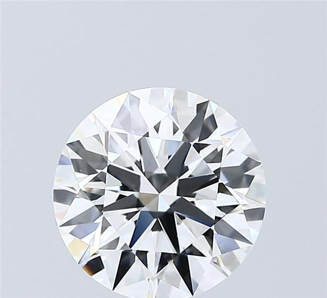 2.05 Carat Round Shaped, Ideal Cut, D Color, VVS2 Clarity, IGI Certified Lab Grown Diamond