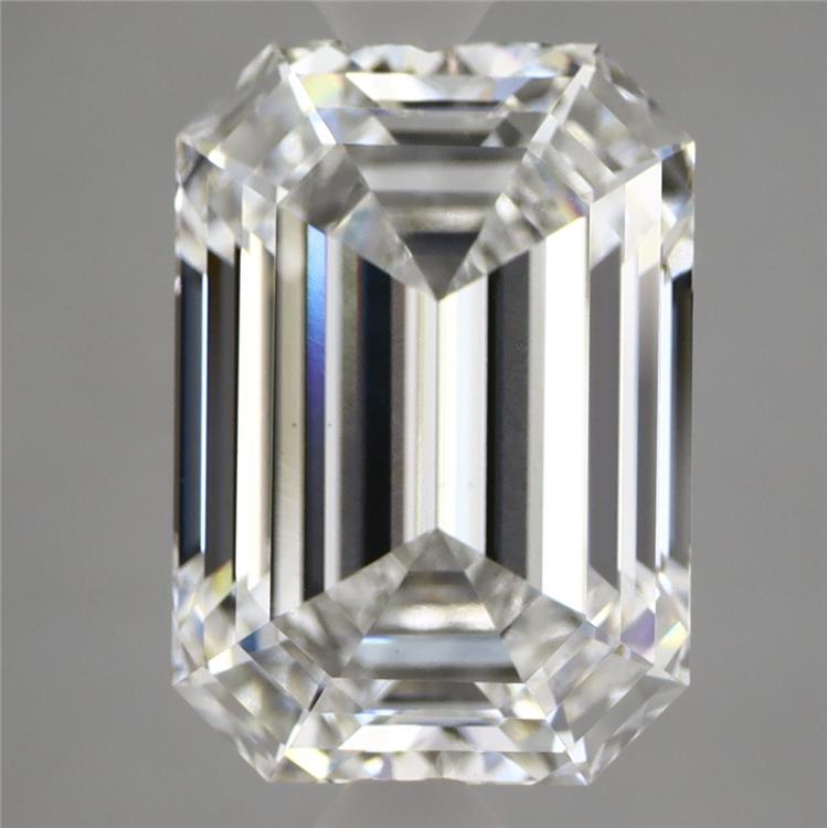 4.10 Carat Emerald Shaped, Ideal Cut, E Color, VS1 Clarity, IGI Certified Lab Grown Diamond
