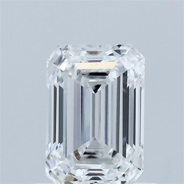 0.90 Carat Emerald Shaped, Ideal Cut, D Color, VS1 Clarity, IGI Certified Lab Grown Diamond