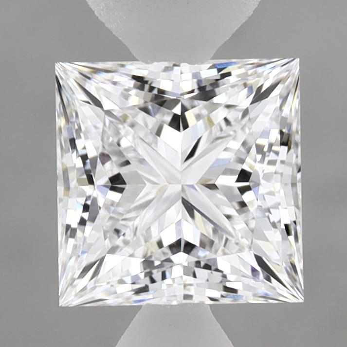 1.53 Carat Princess Shaped, Ideal Cut, D Color, VVS2 Clarity, IGI Certified Lab Grown Diamond
