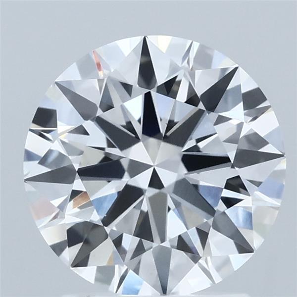 2.03 Carat Round Shaped, Ideal Cut, D Color, VVS2 Clarity, IGI Certified Lab Grown Diamond
