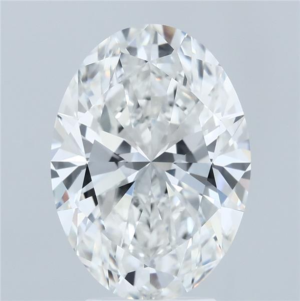 4.00 Carat Oval Shaped, Ideal Cut, E Color, VVS2 Clarity, IGI Certified Lab Grown Diamond