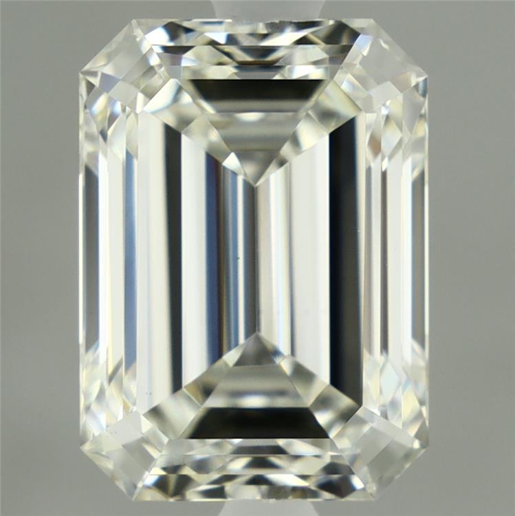 1.92 Carat Emerald Shaped, Ideal Cut, H Color, VVS2 Clarity, IGI Certified Lab Grown Diamond