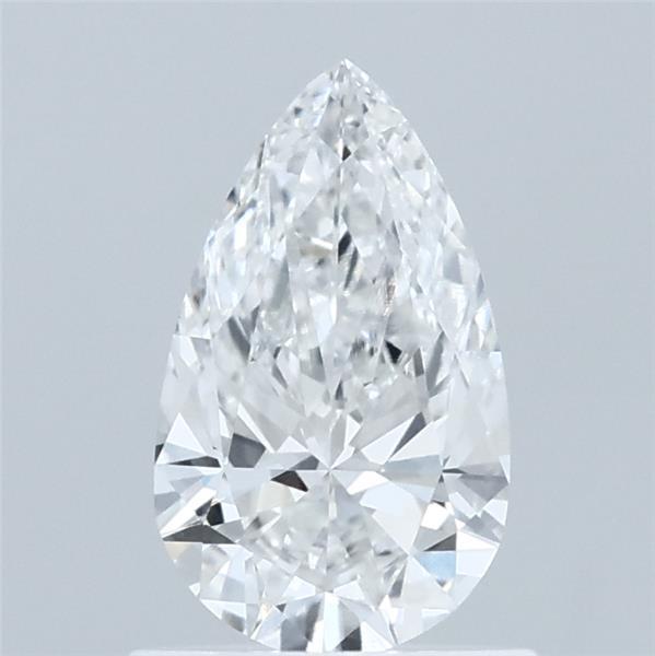 0.82 Carat Pear Shaped, Ideal Cut, E Color, VVS2 Clarity, IGI Certified Lab Grown Diamond