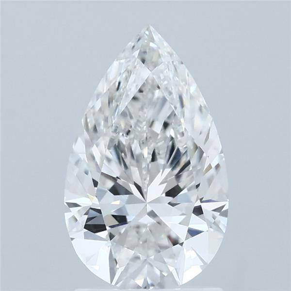 1.70 Carat Pear Shaped, Ideal Cut, F Color, VVS2 Clarity, IGI Certified Lab Grown Diamond