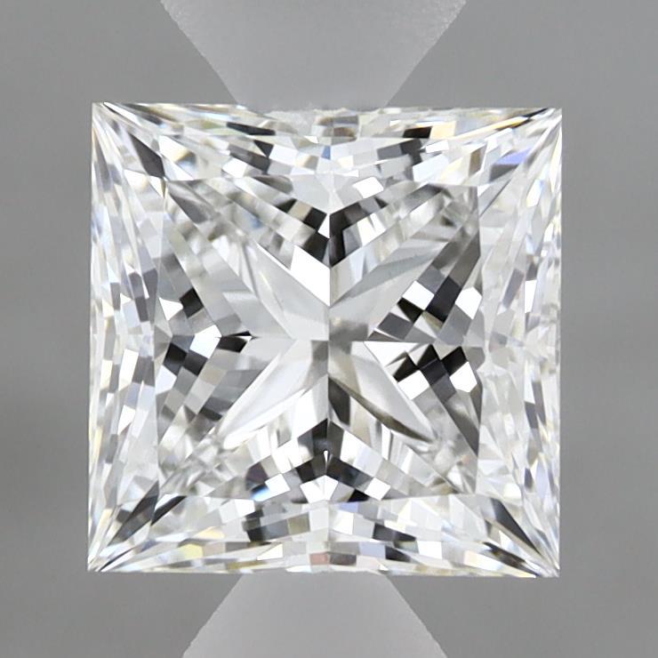 1.56 Carat Princess Shaped, Ideal Cut, E Color, VVS2 Clarity, IGI Certified Lab Grown Diamond