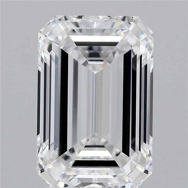 4.02 Carat Emerald Shaped, Ideal Cut, D Color, VS1 Clarity, IGI Certified Lab Grown Diamond