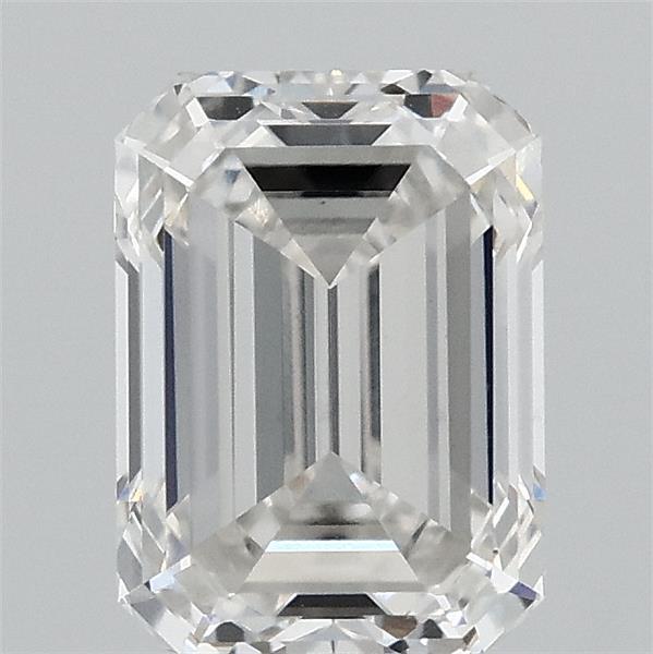 1.56 Carat Emerald Shaped, Ideal Cut, G Color, VS1 Clarity, IGI Certified Lab Grown Diamond