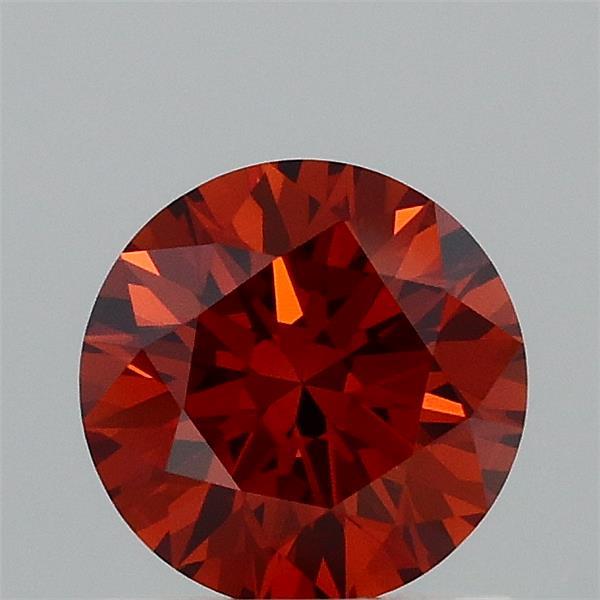 0.96 Carat Round Shaped, Ideal Cut, FANCY DEEP ORANGE Color, VS1 Clarity, IGI Certified Lab Grown Diamond