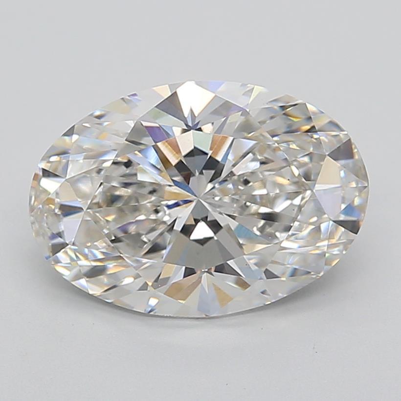 4.04 Carat Oval Shaped, Ideal Cut, H Color, VS1 Clarity, IGI Certified Lab Grown Diamond