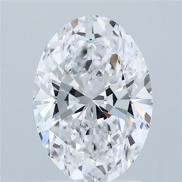 2.06 Carat Oval Shaped, Ideal Cut, D Color, VVS2 Clarity, IGI Certified Lab Grown Diamond
