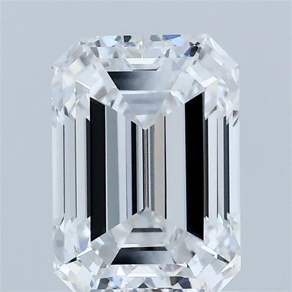 1.58 Carat Emerald Shaped, Excellent Cut, D Color, VVS1 Clarity, IGI Certified Lab Grown Diamond