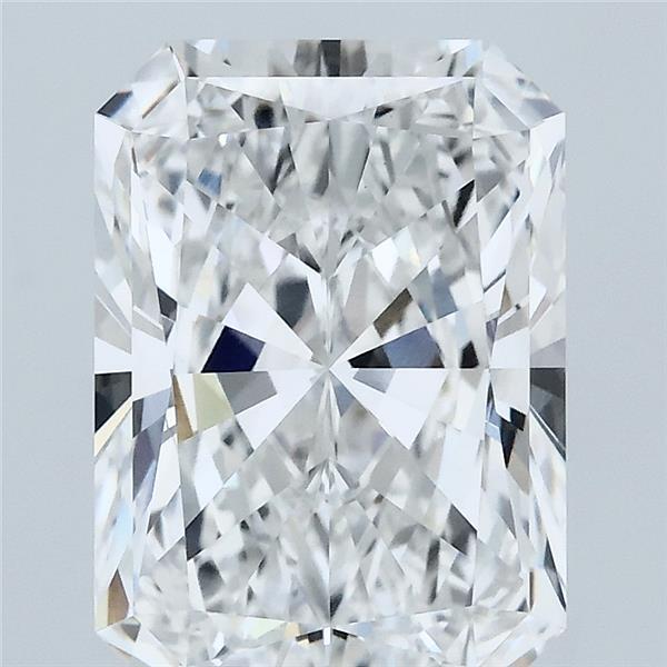 4.01 Carat Radiant Shaped, Ideal Cut, F Color, VS1 Clarity, IGI Certified Lab Grown Diamond