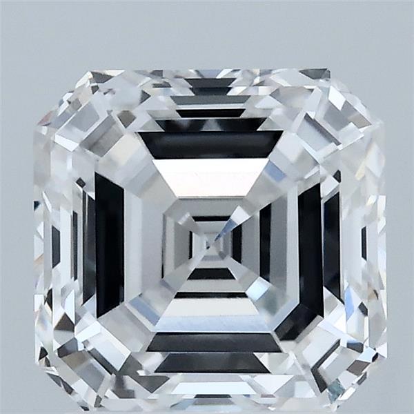 2.59 Carat Asscher Shaped, Ideal Cut, E Color, VVS2 Clarity, IGI Certified Lab Grown Diamond