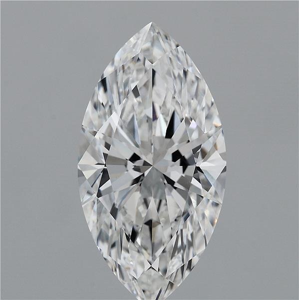 6.57 Carat Marquise Shaped, Ideal Cut, F Color, VVS2 Clarity, IGI Certified Lab Grown Diamond