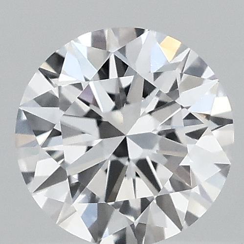 0.43 Carat Round Shaped, Ideal Cut, D Color, VVS2 Clarity, IGI Certified Lab Grown Diamond