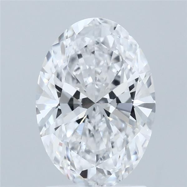 1.84 Carat Oval Shaped, Ideal Cut, D Color, VS1 Clarity, IGI Certified Lab Grown Diamond