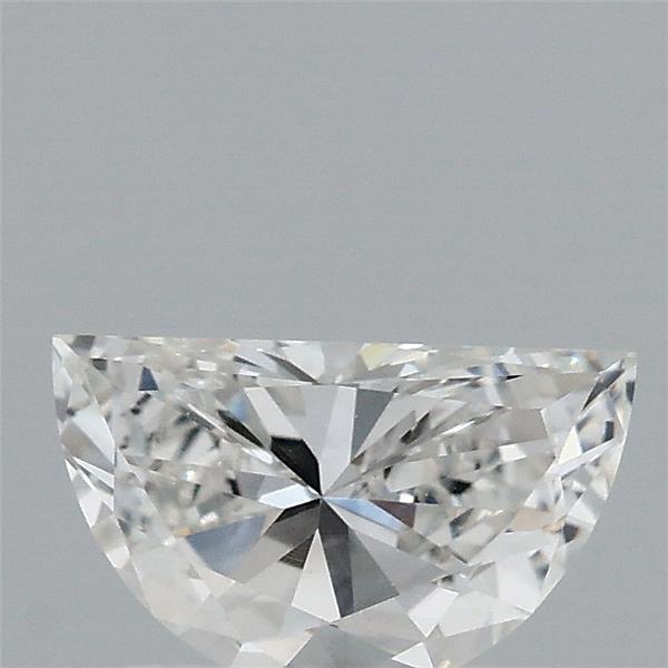 0.80 Carat Half Moon Shaped, Very Good Cut, G Color, VVS2 Clarity, IGI Certified Lab Grown Diamond
