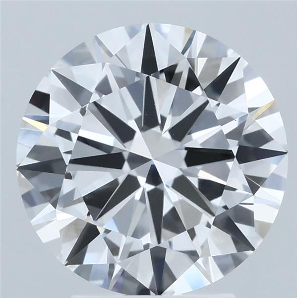 3.50 Carat Round Shaped, Excellent Cut, D Color, VS1 Clarity, IGI Certified Lab Grown Diamond