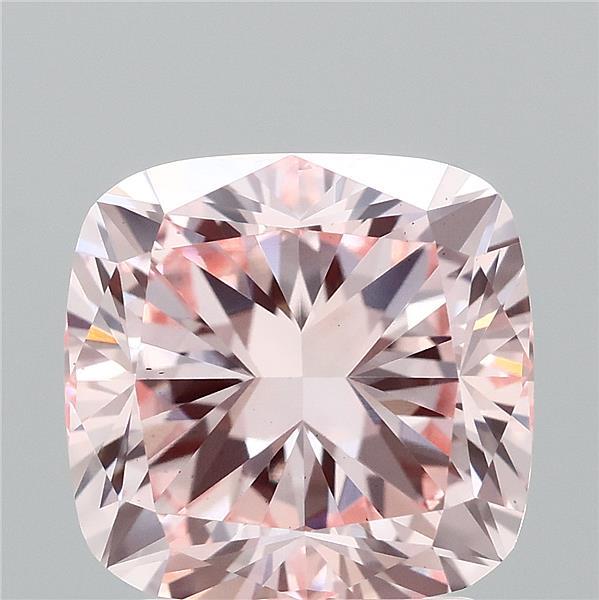 2.67 Carat Cushion Shaped, Excellent Cut, FANCY INTENSE PINK Color, VS1 Clarity, IGI Certified Lab Grown Diamond