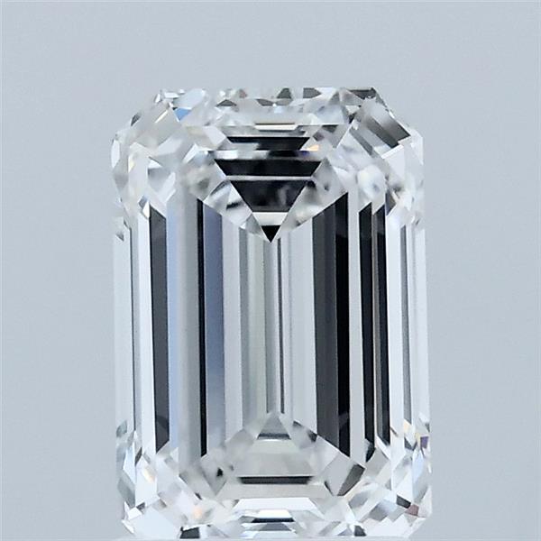 1.59 Carat Emerald Shaped, Ideal Cut, E Color, VVS2 Clarity, IGI Certified Lab Grown Diamond