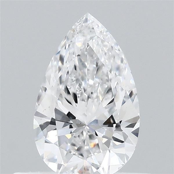 0.49 Carat Pear Shaped, Ideal Cut, D Color, VS1 Clarity, IGI Certified Lab Grown Diamond