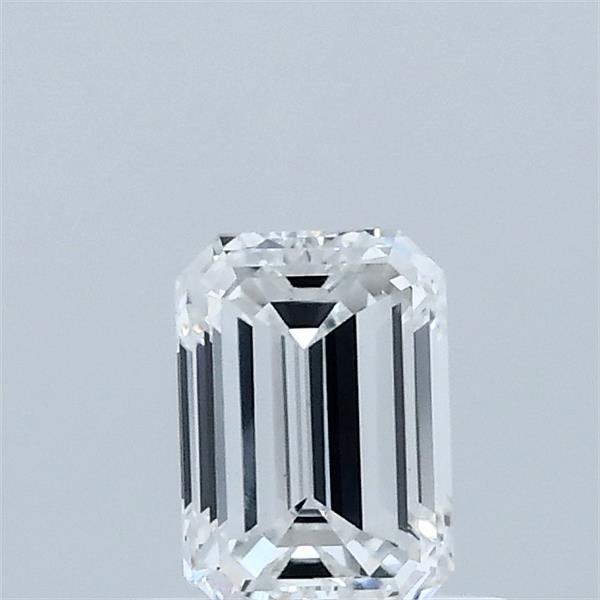 0.52 Carat Emerald Shaped, Ideal Cut, D Color, VS1 Clarity, IGI Certified Lab Grown Diamond