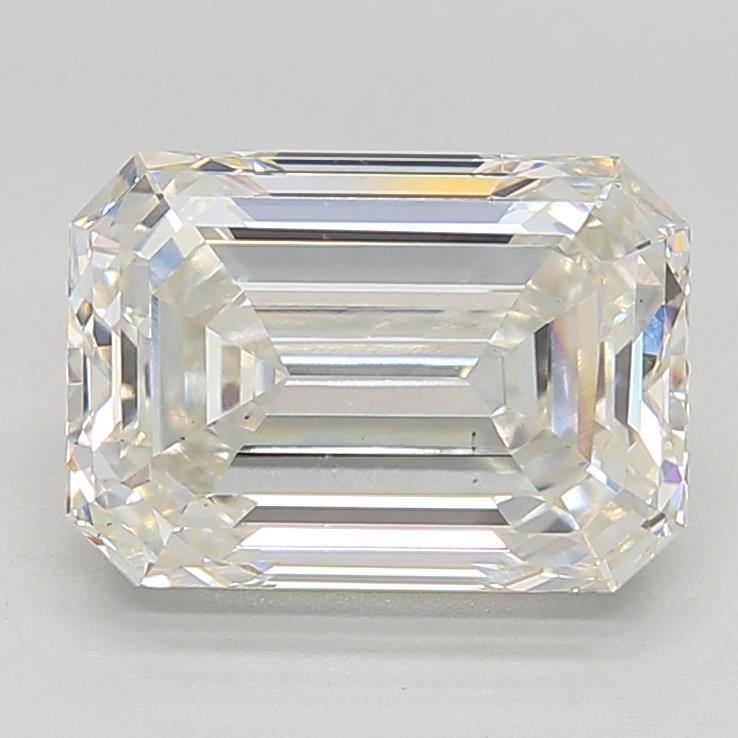 5.03 Carat Emerald Shaped, Ideal Cut, G Color, VS1 Clarity, IGI Certified Lab Grown Diamond