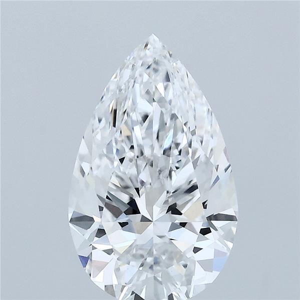 2.03 Carat Pear Shaped, Ideal Cut, D Color, VVS2 Clarity, IGI Certified Lab Grown Diamond
