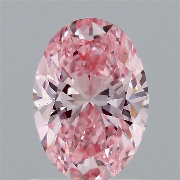 0.94 Carat Oval Shaped, Excellent Cut, FANCY VIVID PINK Color, VS1 Clarity, IGI Certified Lab Grown Diamond