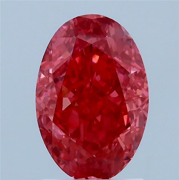 2.10 Carat Oval Shaped, Excellent Cut, FANCY VIVID PINK Color, VVS2 Clarity, IGI Certified Lab Grown Diamond