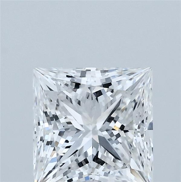 1.53 Carat Princess Shaped, Ideal Cut, E Color, VVS2 Clarity, IGI Certified Lab Grown Diamond