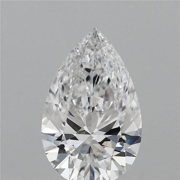 1.85 Carat Pear Shaped, Ideal Cut, D Color, VVS1 Clarity, IGI Certified Lab Grown Diamond